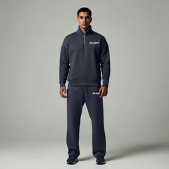 Quarter Zip Sweatshirt with Pants