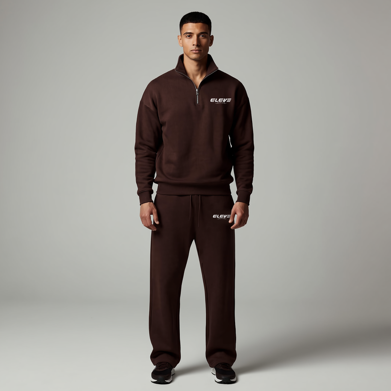 Quarter Zip sweatshirt with Pants