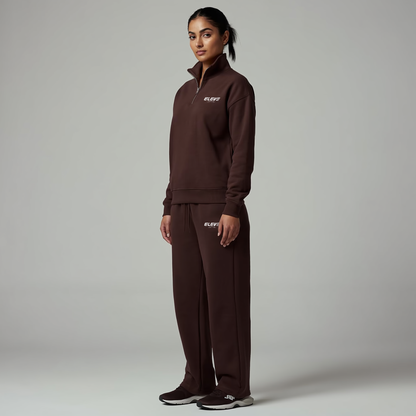 Basic Quarter Zip Sweatshirt
